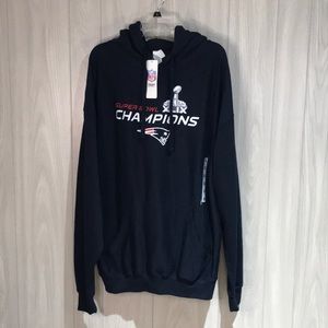 Super Bowl Champions New England Patriots hoodie size XXL NWT